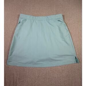 Peter Millar Women L Blue Performance Golf Tennis Athletic Skort Stretch